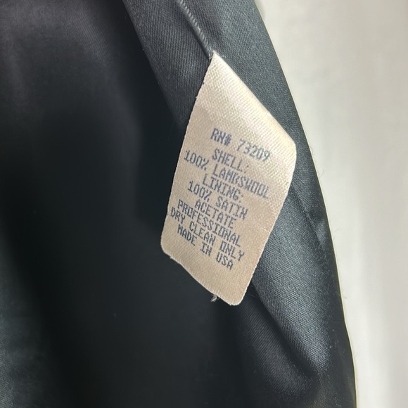 Glamorous Marvin Richards Lambswool Full Length Black Winter Coat with F… - Picture 7 of 12